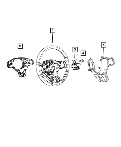 Steering Wheel for 2016 Ram 3500 #0