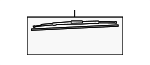 8250A174 - Body: Wiper Blade for Mitsubishi: 3000GT, Eclipse, Endeavor, Galant, Mirage, Outlander, Outlander Sport, Raider Image