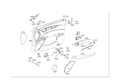 Door Paneling for 2016 Mercedes-Benz CLS63 AMG S #0