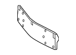 2318170078 - Body: License Bracket for Mercedes-Benz Image