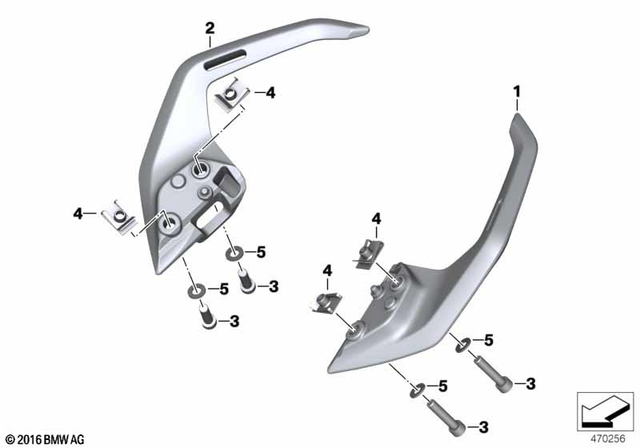 46541542581 - : Grab Handle, Left for BMW-Motorrad Image