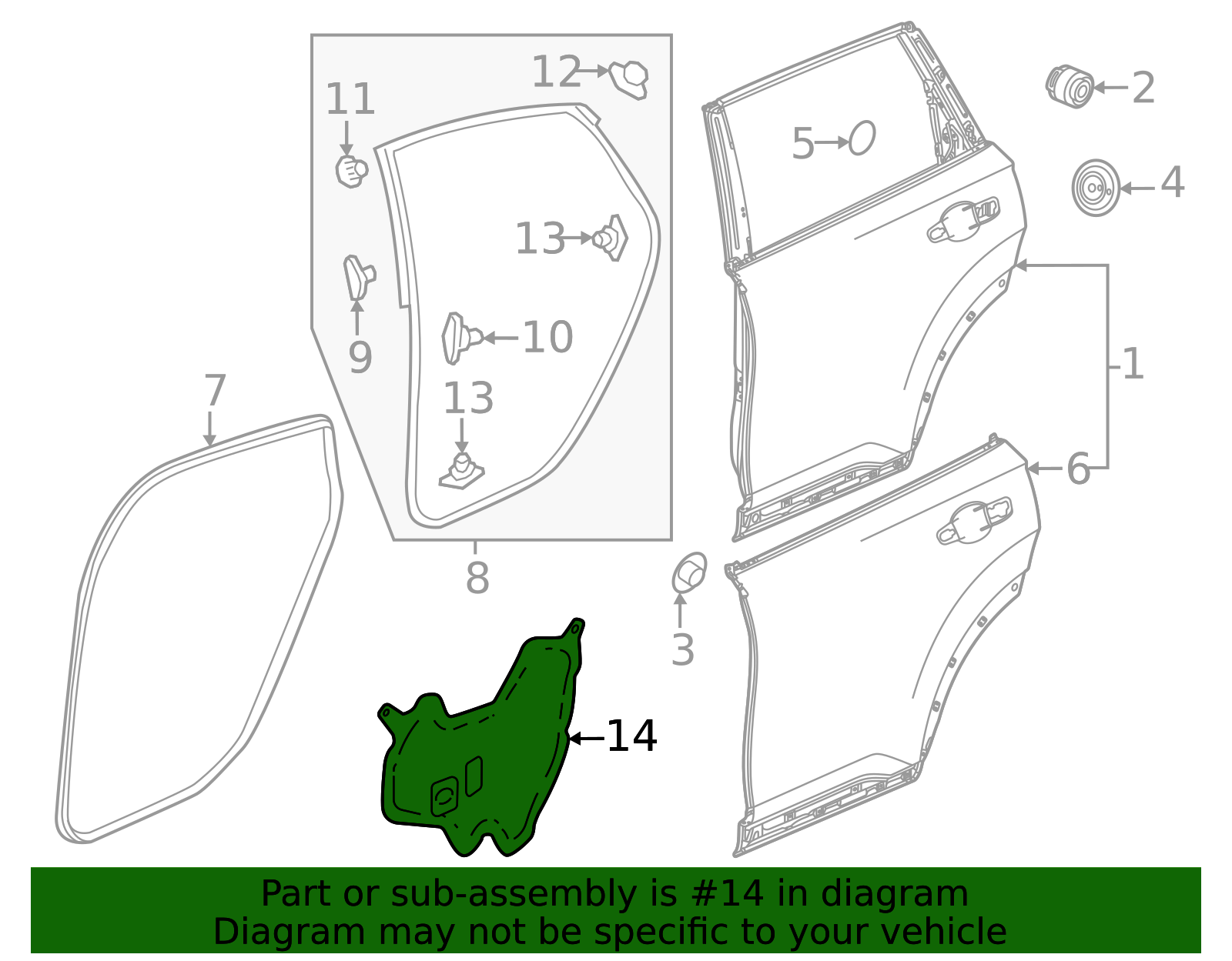 2023-2026 Honda CR-V Water Deflector 72861-3A0-A01 | OEM Parts Online
