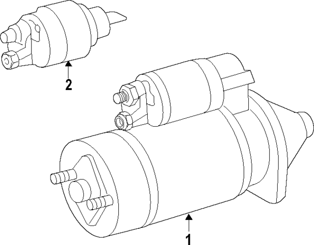 651906280087 - : Starter for Mercedes-Benz Image