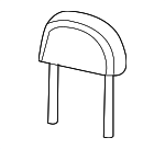 2L2Z78611A08BAF - Body: Headrest for Mercury: Mountaineer Image