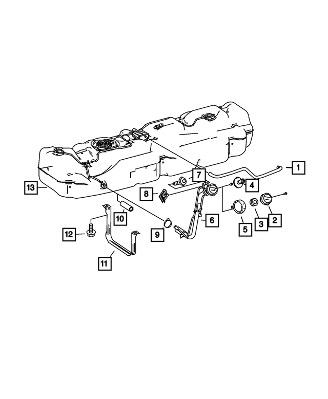 68013500AA - Fuel: Fuel Filler Cap for Mopar Image