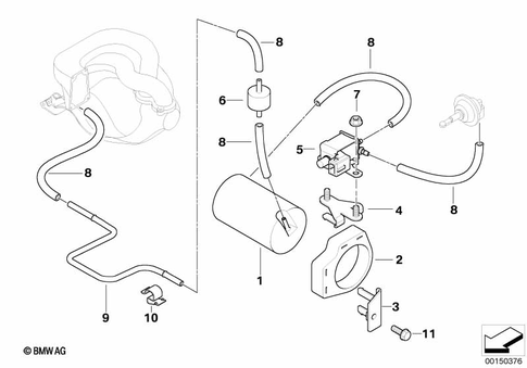 Vacuum Control for 1994 BMW 318ti #0