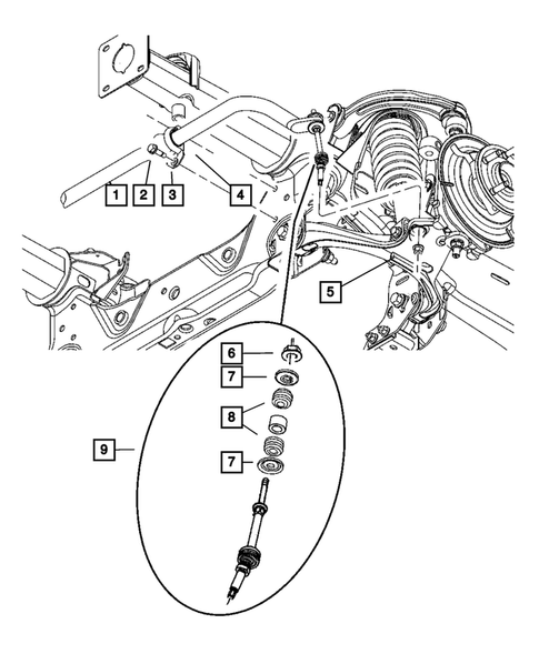 Front Suspension for 2005 Dodge Dakota #1