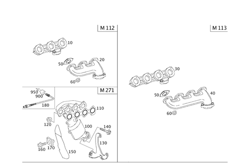 Exhaust Manifold for 2005 Mercedes-Benz E320 #0