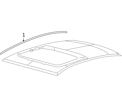 Exterior Trim - Roof for 2011 Ford Focus #0