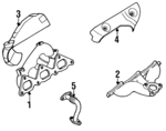 MD197084 - Exhaust: Manifold for Dodge: Stealth Image