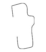 2028260084 - Electrical: Rear Cap Clip for Mercedes-Benz Image