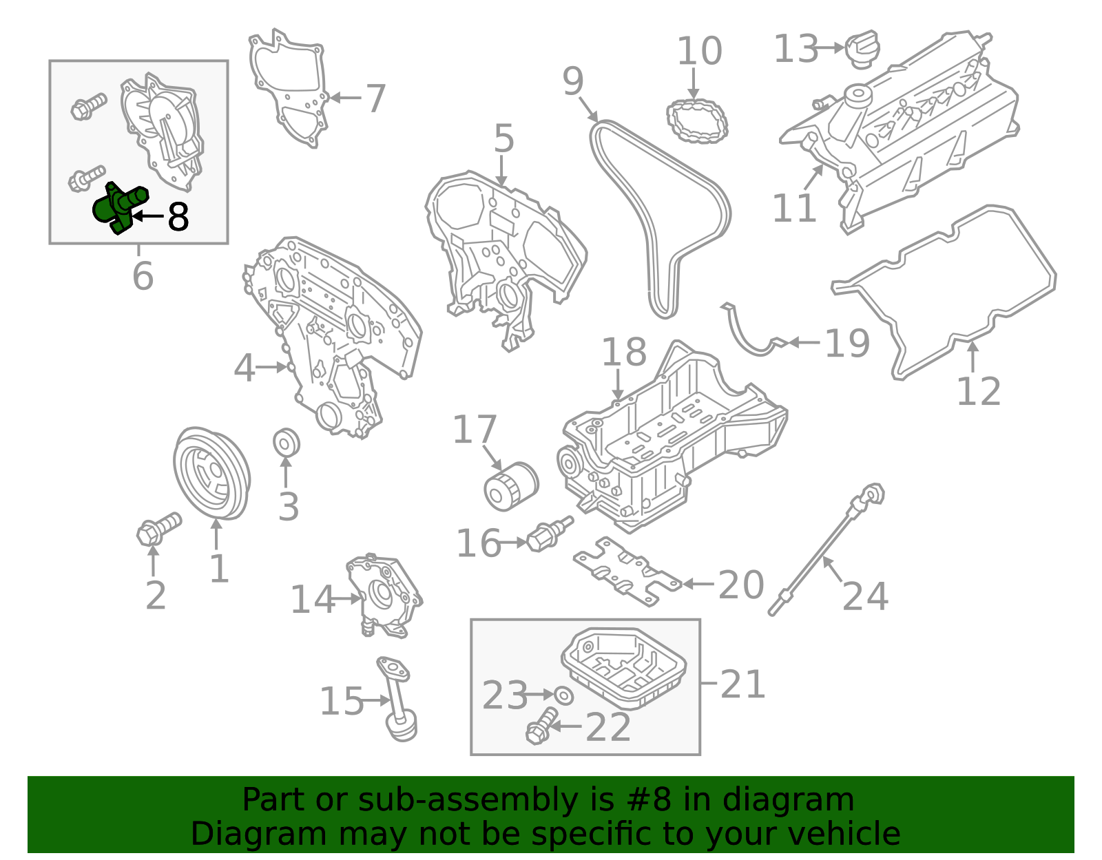 2015-2025 Infiniti Engine Variable Valve Timing (Vvt) Solenoid ...