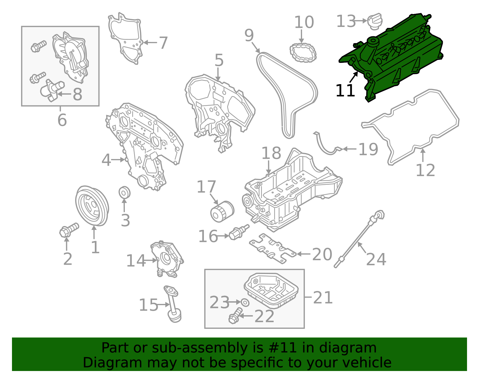 13264-9N00B - Valve Cover 2013-2018 INFINITI | Official INFINITI