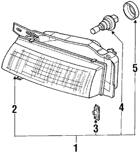 Bulbs - Chassis for 1989 Nissan Maxima #3