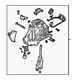 467002W120 - Body: Shifter Assembly for Hyundai: Santa Fe, Santa Fe Sport, Santa Fe XL Image