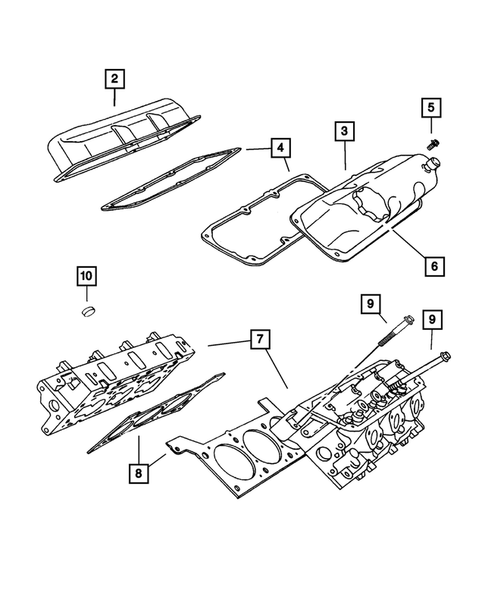 Cylinder Head for 2004 Chrysler Town & Country #0
