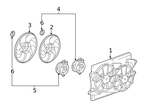 Cooling System for 2014 GMC Terrain #1