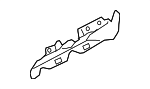 11655B36ED9 - Engine: Side Shield for BMW Image
