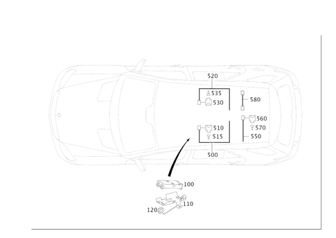 Electric Seat Adjustment and Heated Seats; Rear for 2010 Mercedes-Benz ML550 #0