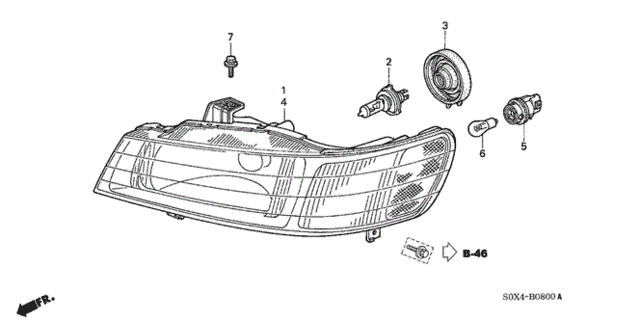 Headlight for 2000 Honda Odyssey #0