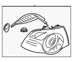 1Q0945095J - : Tail Lamp Assembly for Volkswagen: Eos Image