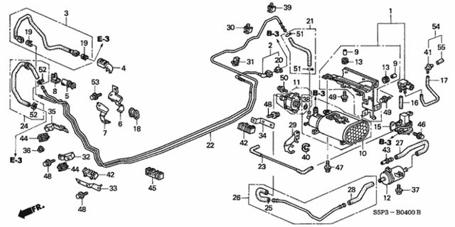 Fuel Pipe (1) for 2001 Honda Civic #0
