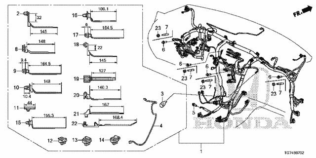 Wire Harness (3) for 2016 Honda Pilot #0