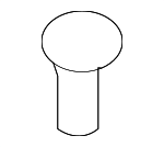 G03250037A - Body: Cowl Grille Fastener for Kia: Amanti, Optima, Rio, Rio5, Rondo, Sedona, Sephia, Sorento, Soul, Soul EV, Spectra, Spectra5, Sportage Image