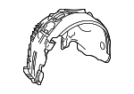 1726902030 - Body: Fender Liner for Mercedes-Benz Image
