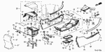 83405T2FA01 - Interior/Bumper: PIN, HINGE for Honda Image