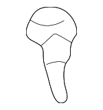 76810S3YA03ZG - Body: Washer Nozzle for Honda: Insight Image