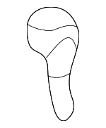 76815S3YA01ZB - Body: Washer Nozzle for Honda: Insight Image