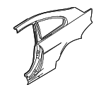 41217120060 - Body: Quarter Panel for BMW: 645Ci, 650i, M6 Image