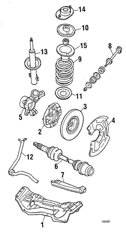 Front Suspension for 1985 Subaru Brat | Subaru Online Parts