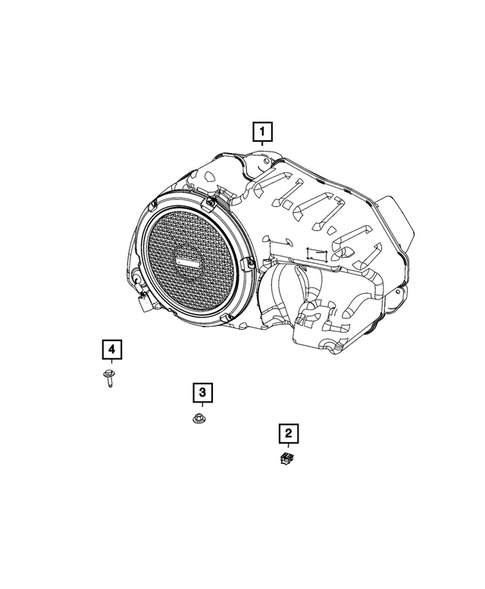 Radio, Antenna, Speakers, DVD, and Video systems for 2021 Chrysler Voyager #10