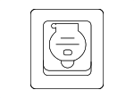 8553208040 - Electrical: 12 Volt Accessory Power Outlet for Toyota Image