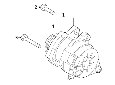 Alternator for 2018 Mazda 6 #1