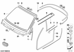 51137354950 - : Grille W Chrome Frame, Right for BMW Image