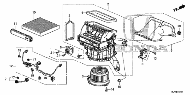 Heater Blower for 2016 Honda Fit #0