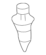 10134407 - Body: Air Deflector Retainer for Buick: LaCrosse, Rendezvous, Skylark, Terraza | Cadillac: CTS, DeVille, Escalade, Escalade ESV, Escalade EXT, STS | Chevrolet: Avalanche 1500, Avalanche 2500, Beretta, Cavalier, Cobalt, Equinox, Express 1500, Express 2500, Express 3500, Impala, Lumina, Malibu, Monte Carlo, P30, Silverado 1500, Silverado 1500 Classic, Silverado 1500 HD, Silverado 1500 HD Classic, Silverado 2500, Silverado 2500 HD, Silverado 2500 HD Classic, Silverado 3500, Silverado 3500 Classic, Silverado 3500 HD, SSR, Suburban 1500, Suburban 2500, Trailblazer, Trailblazer EXT, Uplander, Venture | GMC: Envoy, Envoy XL, Savana 1500, Savana 2500, Savana 3500, Yukon, Yukon XL 1500, Yukon XL 2500 | Hummer: H2, H3 | Oldsmobile: Alero, Bravada, Cutlass, Silhouette | Pontiac: Aztek, G5, Grand Am, Montana, Sunfire, Trans Sport | Saturn: Relay Image