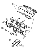 1FH931DBAE - Interior Trim: Instrument Panel Panel for Mopar Image