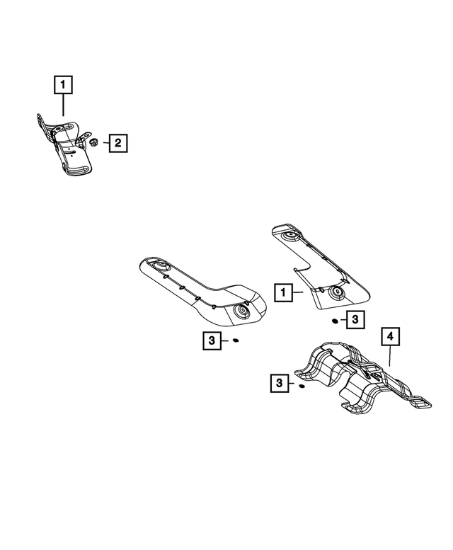 6104710AA - Exhaust: Hex Flange Lock Nut, Mounting for Mopar Image