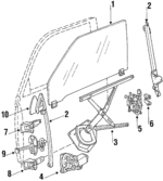 41511879483 - : Check Strap for BMW: 524td, 528e, 533i, 535i, 535is, M5 Image