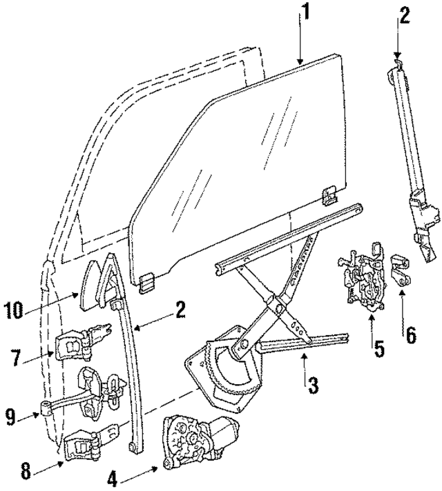 51321868812 - Body: Glass for BMW Image