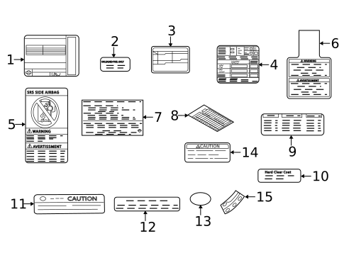 Labels for 2019 Nissan 370Z #0