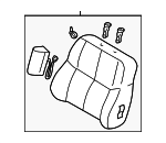 GG2B8818080 - Body: Seat Back Assembly for Mazda: 626 Image