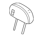 GG2F8814080 - Body: Headrest for Mazda: 626 Image
