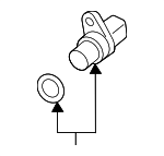 3751059BJ01 - Electrical: Camshaft Sensor for Acura: Integra, MDX, RDX, TLX Image
