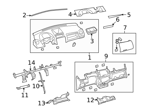 Instrument Panel for 2013 Scion xD #0