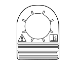 LR029521 - Body: Label for Land Rover: LR2, Range Rover Evoque Image